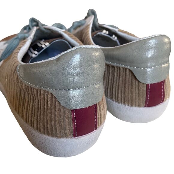 ShuShop Pilar Mismatched Sz 11 Left 10 Right Womens Camel Star Fashion Sneakers - Picture 7 of 14